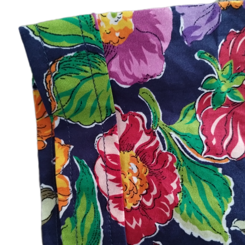 Patrick Assaraf NWT Floral Camp Collar Resort Shirt Cotton L - Picture 6 of 9